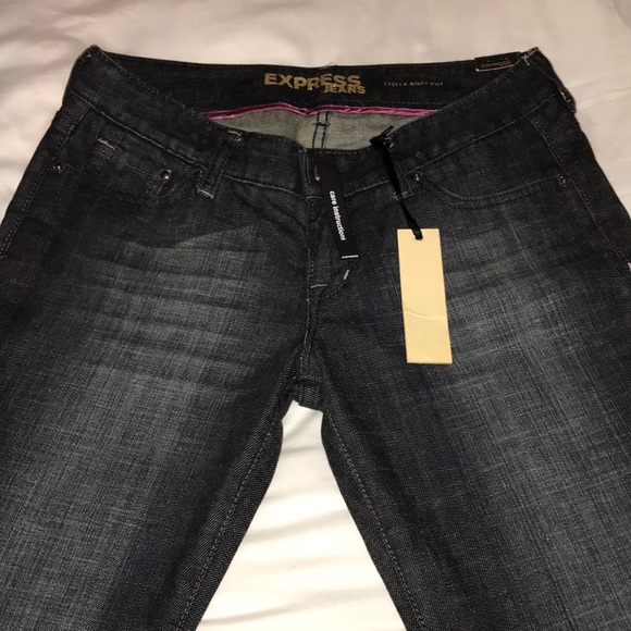 NWT🖤Express Stella Boot Cut Jeans🖤 Short Length - Picture 2 of 8
